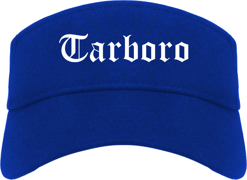 Tarboro North Carolina NC Old English Mens Visor Cap Hat Royal Blue