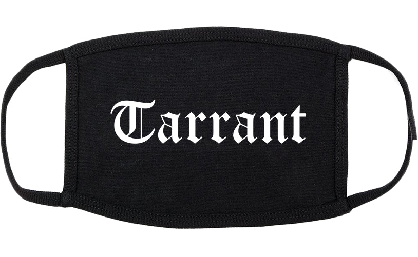 Tarrant Alabama AL Old English Cotton Face Mask Black