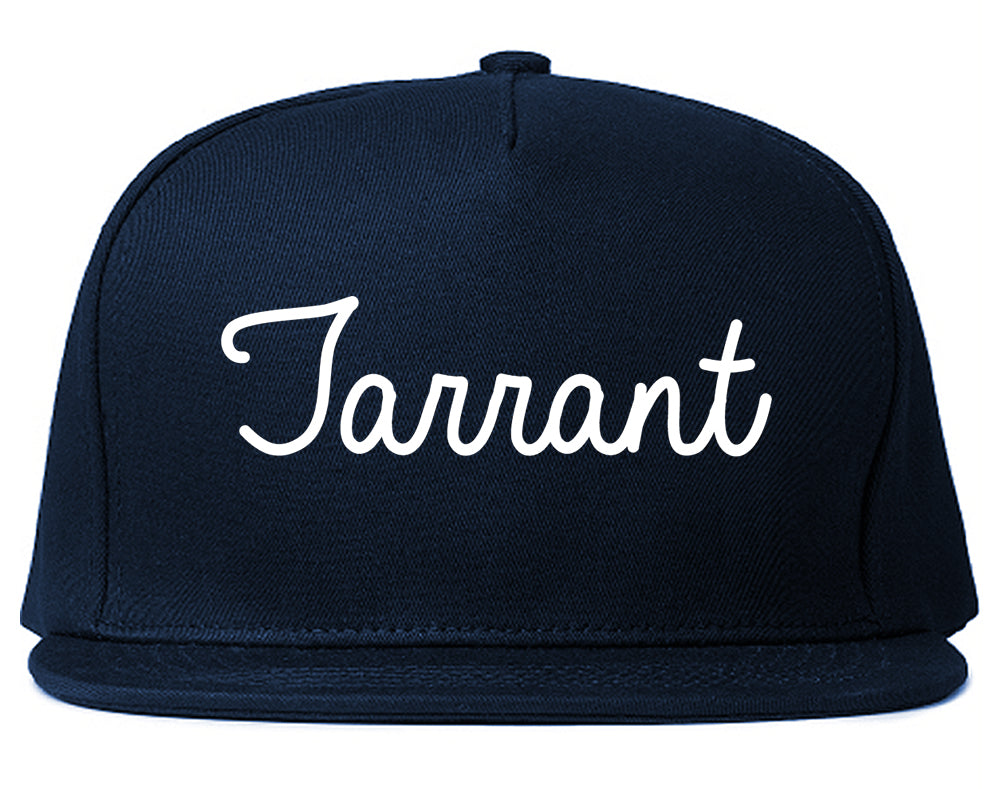 Tarrant Alabama AL Script Mens Snapback Hat Navy Blue
