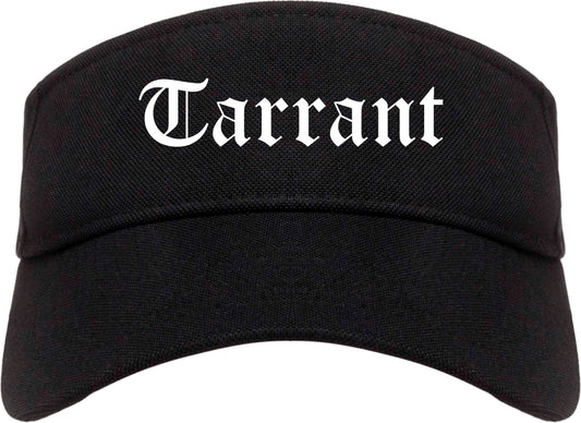Tarrant Alabama AL Old English Mens Visor Cap Hat Black