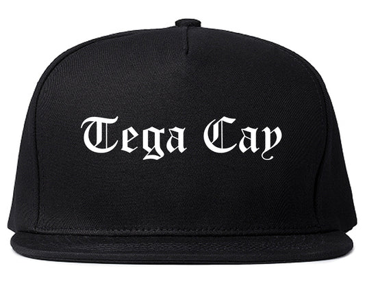 Tega Cay South Carolina SC Old English Mens Snapback Hat Black