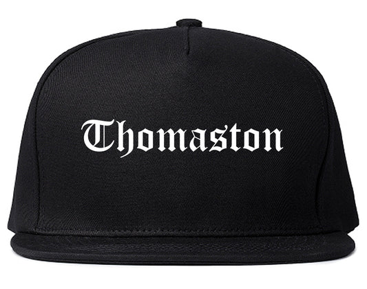 Thomaston Georgia GA Old English Mens Snapback Hat Black