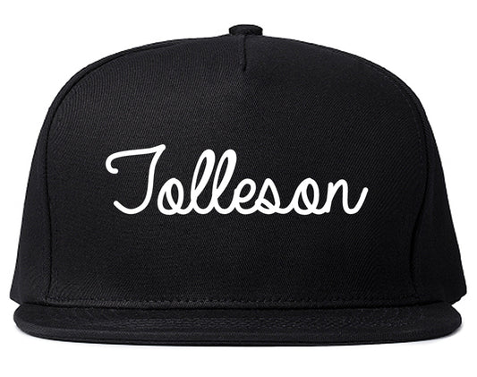 Tolleson Arizona AZ Script Mens Snapback Hat Black