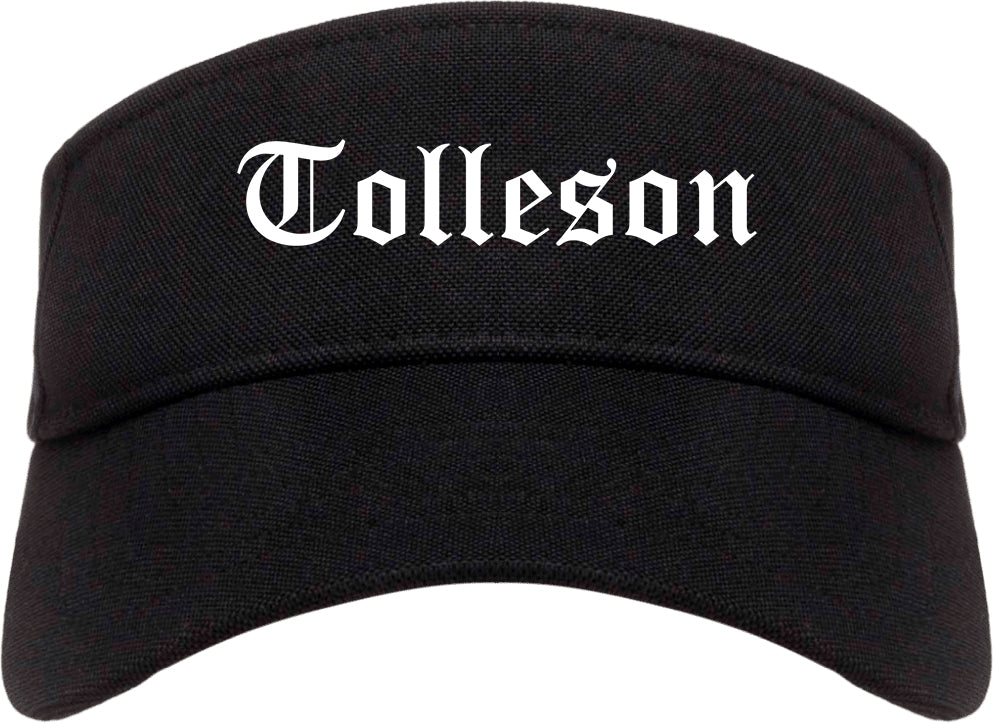 Tolleson Arizona AZ Old English Mens Visor Cap Hat Black