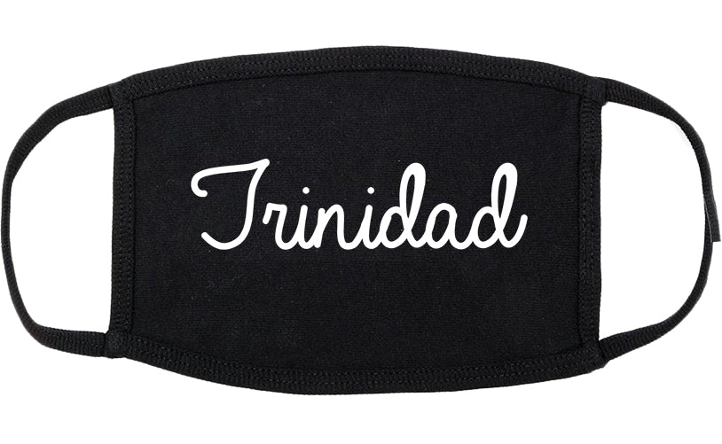Trinidad Colorado CO Script Cotton Face Mask Black