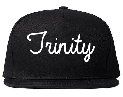 Trinity North Carolina NC Script Mens Snapback Hat Black