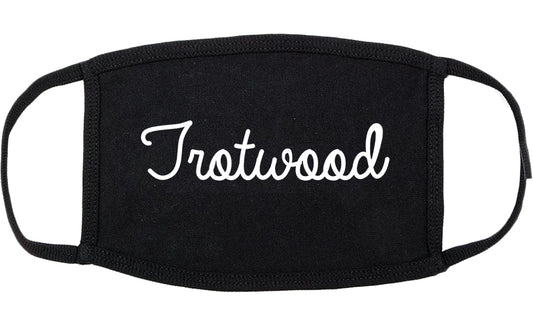 Trotwood Ohio OH Script Cotton Face Mask Black
