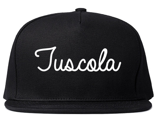 Tuscola Illinois IL Script Mens Snapback Hat Black