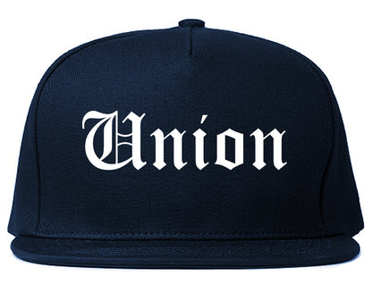 Union South Carolina SC Old English Mens Snapback Hat Navy Blue