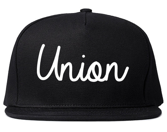 Union South Carolina SC Script Mens Snapback Hat Black