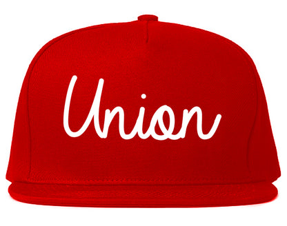 Union South Carolina SC Script Mens Snapback Hat Red