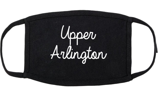 Upper Arlington Ohio OH Script Cotton Face Mask Black