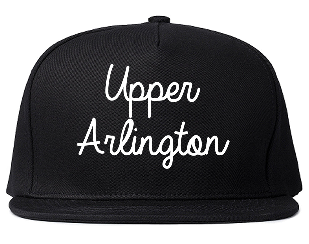 Upper Arlington Ohio OH Script Mens Snapback Hat Black