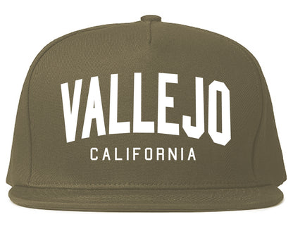 Vallejo California Arch Mens Snapback Hat Grey