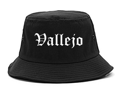 Vallejo California CA Old English Mens Bucket Hat Black