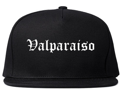 Valparaiso Florida FL Old English Mens Snapback Hat Black