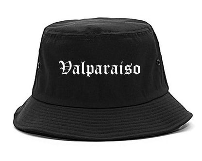 Valparaiso Florida FL Old English Mens Bucket Hat Black