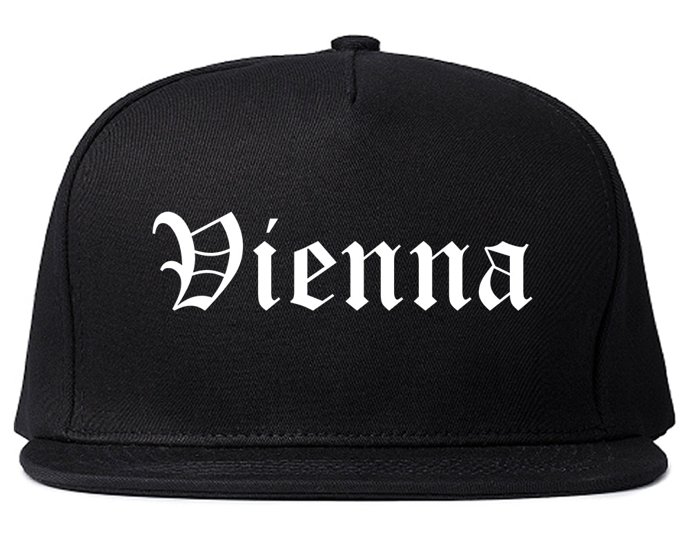 Vienna West Virginia WV Old English Mens Snapback Hat Black