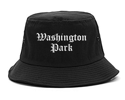 Washington Park Illinois IL Old English Mens Bucket Hat Black