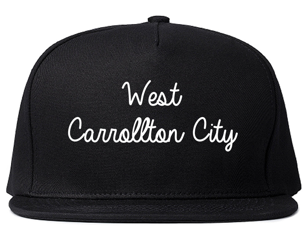 West Carrollton City Ohio OH Script Mens Snapback Hat Black