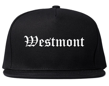 Westmont Pennsylvania PA Old English Mens Snapback Hat Black