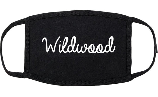 Wildwood Missouri MO Script Cotton Face Mask Black