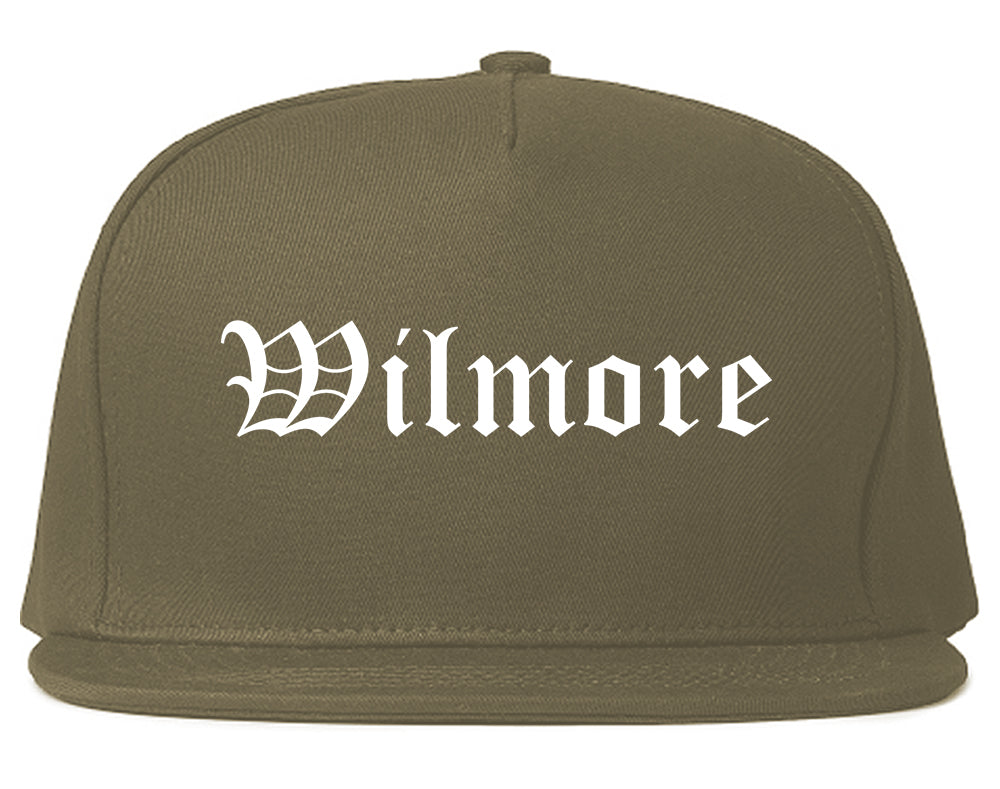 Wilmore Kentucky KY Old English Mens Snapback Hat Grey
