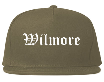 Wilmore Kentucky KY Old English Mens Snapback Hat Grey