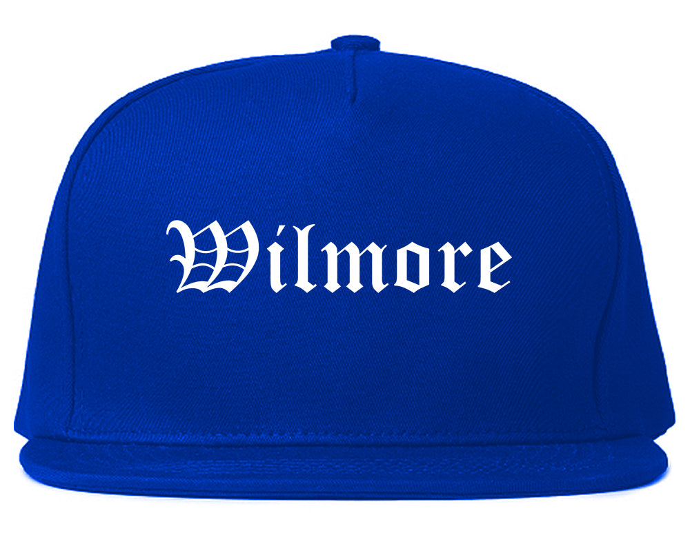 Wilmore Kentucky KY Old English Mens Snapback Hat Royal Blue
