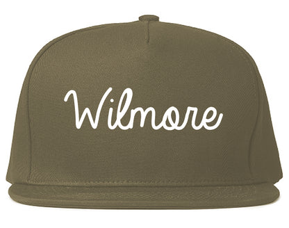 Wilmore Kentucky KY Script Mens Snapback Hat Grey